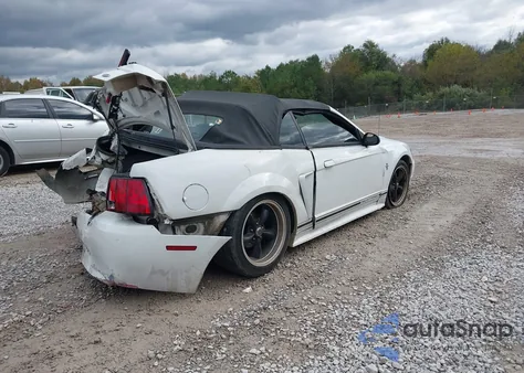 2001 Ford Mustang из США, поврежденный, VIN 1FAFP44451F110072